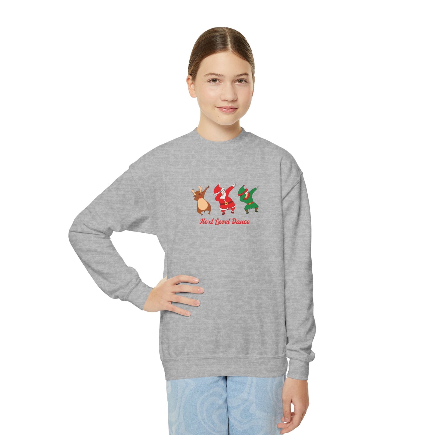 Youth "Dabbing all the Way" Crewneck