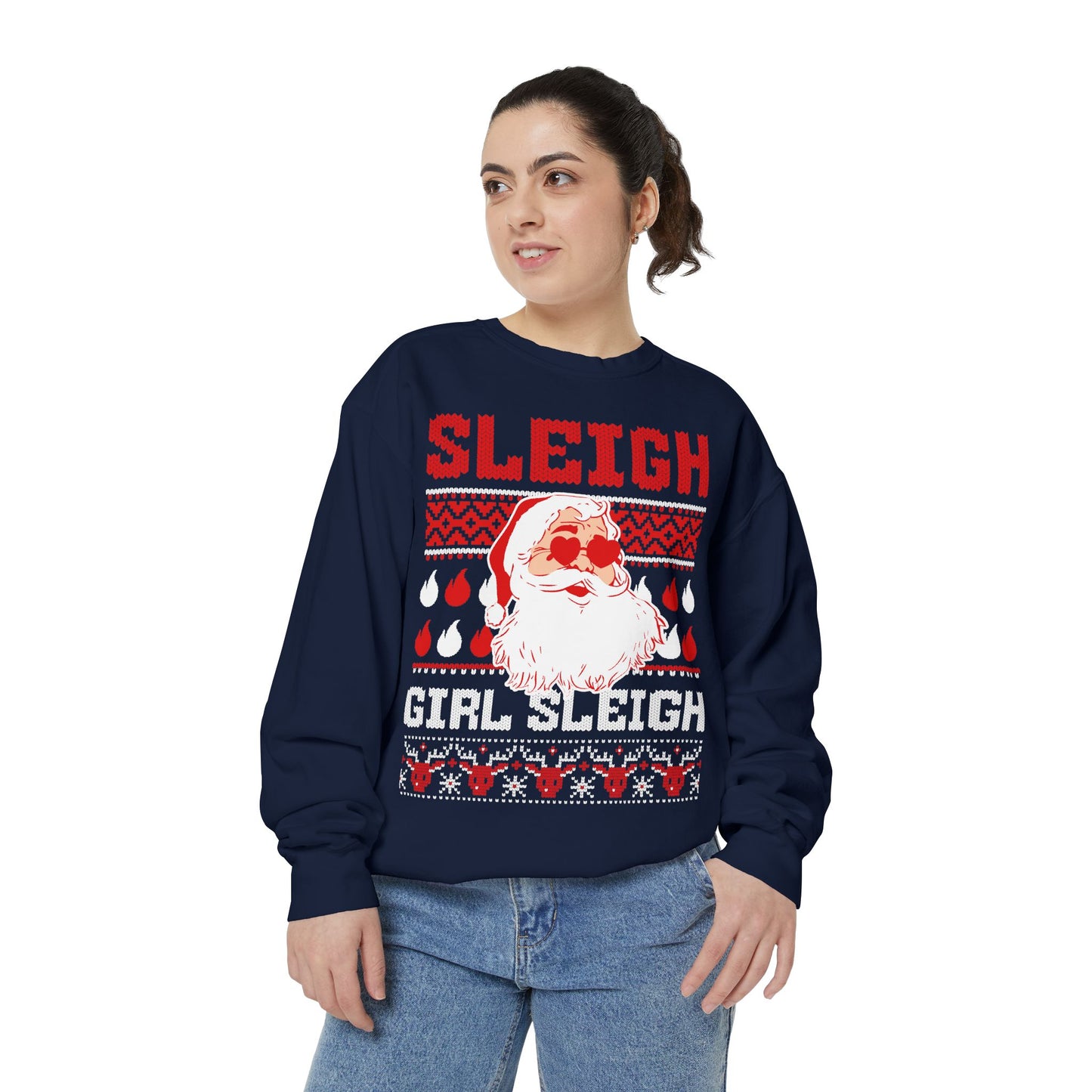 Adult "Sleigh Girl Sleigh" Crewneck