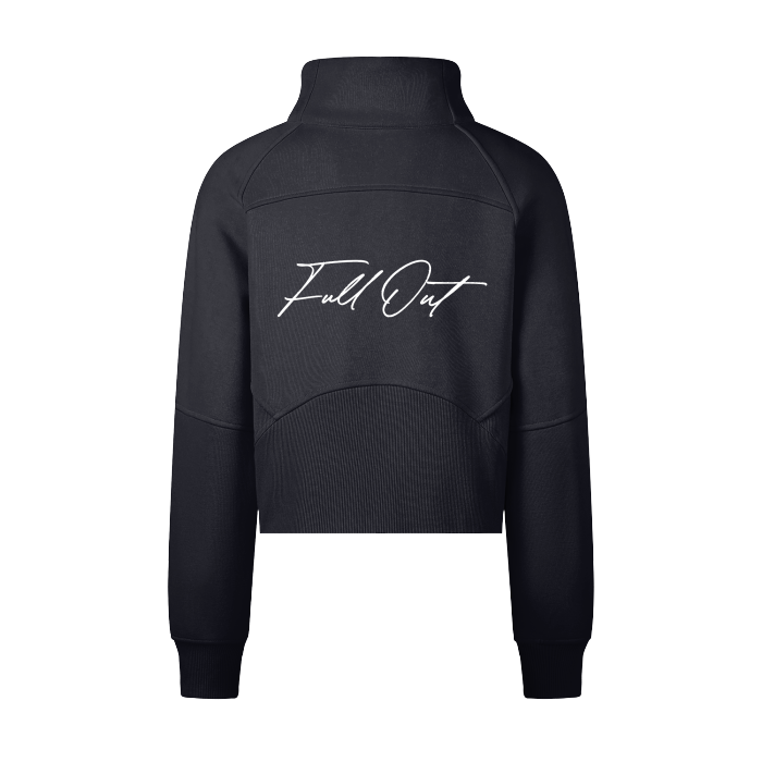 Adult 1/4 Zip Sweatshirt in Black